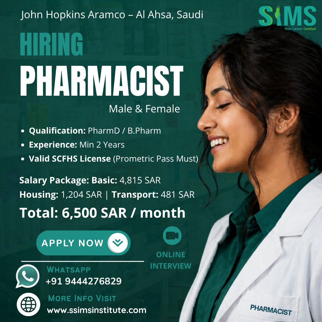 Pharmacist — job poster